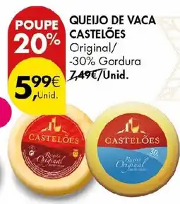 Pingo Doce Queijo de vaca castelões promoção