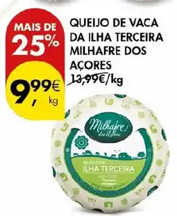 Pingo Doce Queijo de vaca da ilha terceira milhafre dos açores promoção