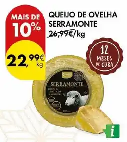 Pingo Doce Queijo de ovelha serramonte promoção