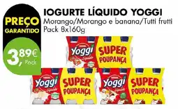 Pingo Doce Iogurte líquido yoggi promoção