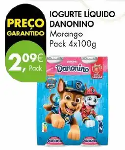 Pingo Doce Iogurte líquido danonino promoção