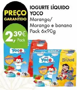 Pingo Doce Iogurte líquido yoco promoção