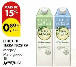 Pingo Doce Leite uht terra nostra promoção