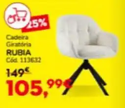 Conforama Cadeira Giratória RUBIA promoção
