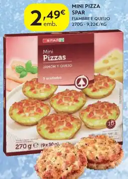 Spar Mini pizza spar promoção