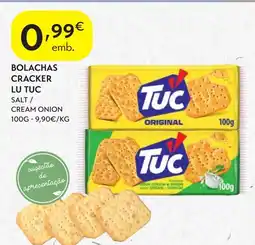 Spar Bolachas cracker lu tuc promoção