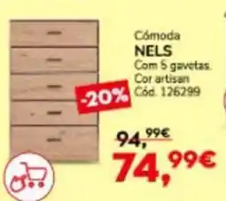 Conforama Cómoda NELS promoção