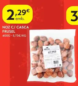 Spar Noz c/ casca frusel promoção