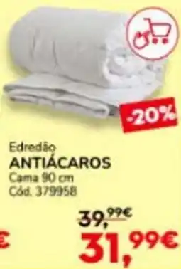 Conforama Edredão ANTIÁCAROS promoção