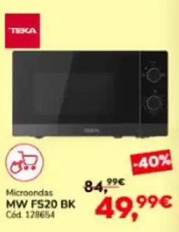 Conforama Microondas MW FS20 BK promoção