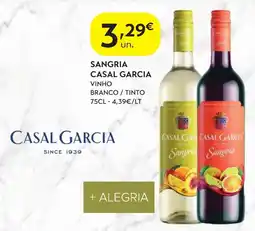 Spar Sangria casal gar casal garcia promoção