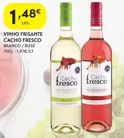 Spar Vinho frisante cacho fresco promoção