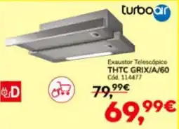 Conforama Exaustor Telescópico THTC GRIX/A/60 promoção