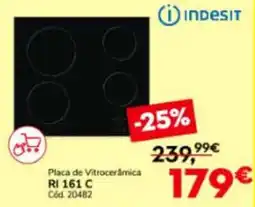 Conforama INDESIT Placa de Vitrocerámica promoção