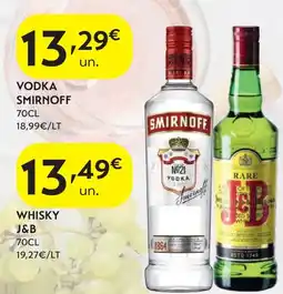 Spar Vodka Smirnoff promoção