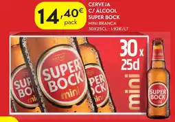 Spar Cerveja c/ alcool super bock promoção