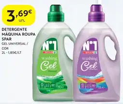 Spar Detergente máquina roupa spar promoção