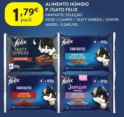 Spar Alimento húmido p/gato felix promoção
