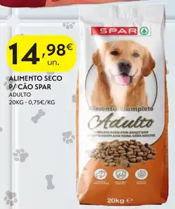 Spar Alimento seco p/ cão spar adulto promoção