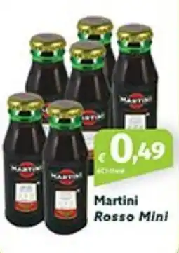 Roque Supermercados Martini Rosso Mini promoção