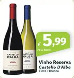Roque Supermercados Vinho Reserva Castello D'Alba promoção