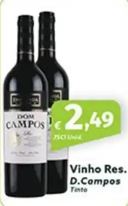 Roque Supermercados Vinho Res. D.Campos promoção