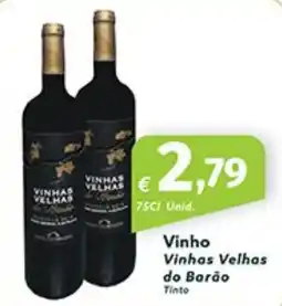 Roque Supermercados Vinho Vinhas Velhas do Barão promoção