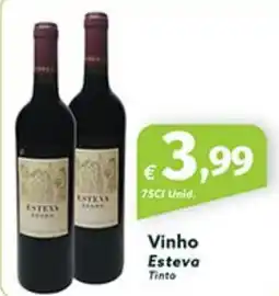 Roque Supermercados Vinho Esteva Tinto promoção