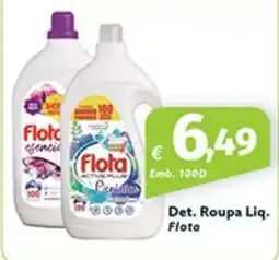 Roque Supermercados Det. Roupa Liq. Flota promoção