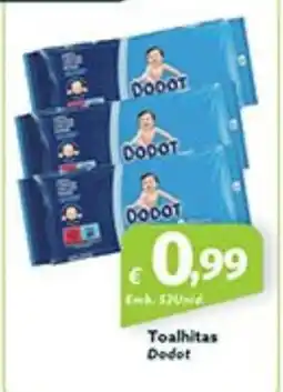 Roque Supermercados Toalhitas Dodot promoção