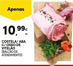 Continente Costela/ aba c/osso de vitelão promoção
