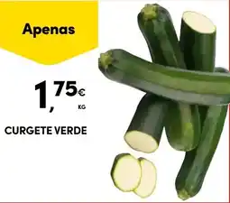Continente Curgete verde promoção