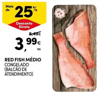 Continente Red fish médio promoção