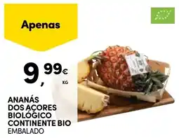 Continente Ananás dos açores biológico continente bio embalado promoção