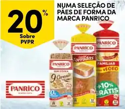 Continente Numa seleção de paes de forma da marca panrico promoção