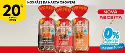 Continente Nos pães da marca oroweat promoção