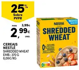 Continente Cereais nestlé shredded wheat promoção