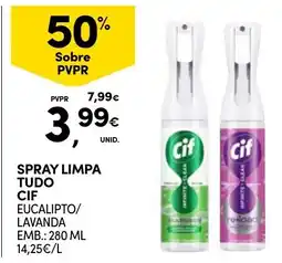 Continente Spray limpa tudo cif promoção