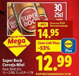 Lidl Super Bock Cerveja Mini promoção