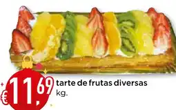 Bolama tarte de frutas diversas promoção