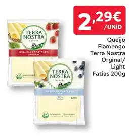 Amanhecer Queijo Flamengo Terra Nostra Orginal/ Light Fatias promoção