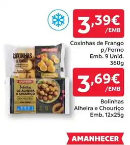 Amanhecer Coxinhas de Frango P/Forno promoção