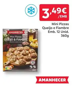 Amanhecer Mini Pizzas Queijo e Fiambre promoção