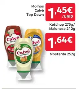 Amanhecer Molhos Calvé Top Down Mostarda promoção