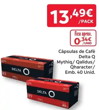 Amanhecer Cápsulas de Café Delta Q promoção