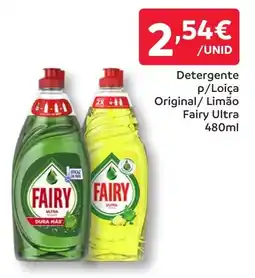 Amanhecer Detergente p/Loiça Original/ Limão Fairy Ultra promoção