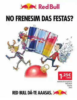 Amanhecer Bebida Energética Red Bull Gama promoção