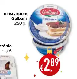 Bolama mascarpone Galbani promoção