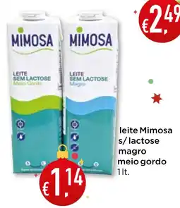 Bolama leite Mimosa s/lactose magro meio gordo promoção