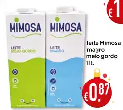 Bolama leite Mimosa magro meio gordo promoção